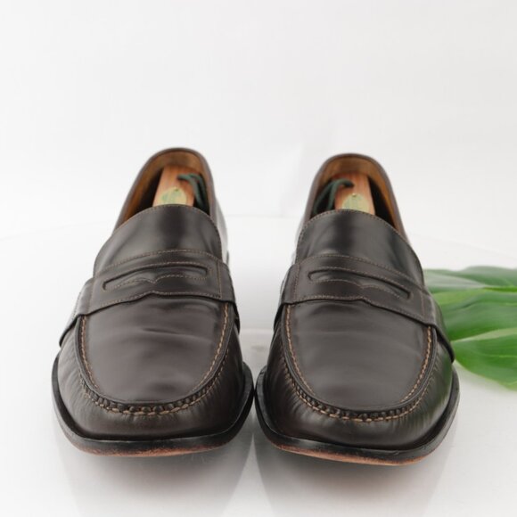 Cole Haan Mens Douglas Penny Loafer Size 13 M Brown Leather Slip On Dress Shoe main image 13